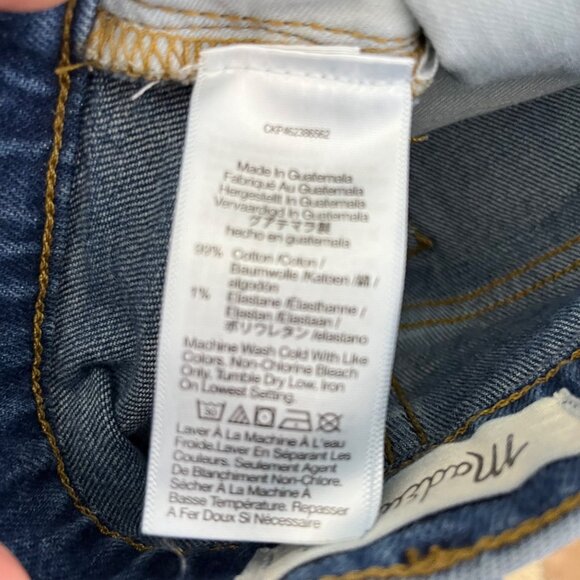 MADEWELL-‎ Balloon Jeans in Ellisboro Wash Dark Denim 80s Classic Size 25 - Picture 5 of 6